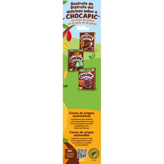 Cereales de desayuno integrales con sabor a chocolate paquete 900 g - Nestle Chocapic