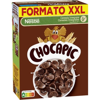 NESTLE CHOCAPIC cereales de desayuno integrales con sabor a chocolate paquete 900 g