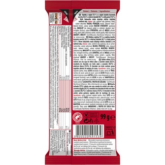 Chocolate con galleta relleno de caramelo cremoso con un toque de sal tableta 99 g - Kitkat