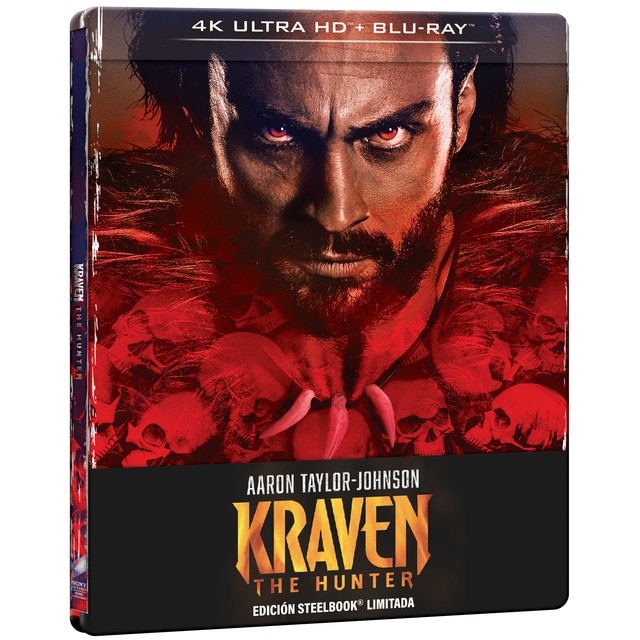 Kraven the Hunter (Edición Metálica) (4K Ultra HD + Blu-Ray).