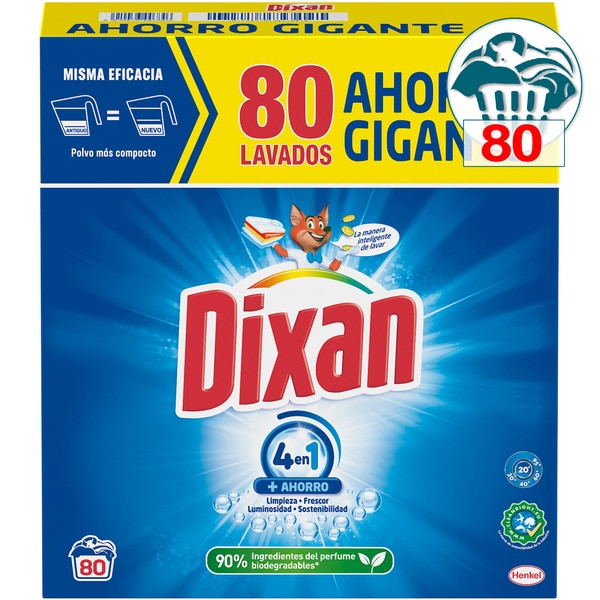 detergente polvo Total 4 en 1 maleta 80 dosis