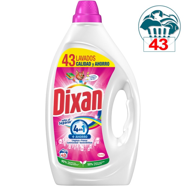 detergente líquido Adiós al Separar Total 4+1 botella 43 dosis