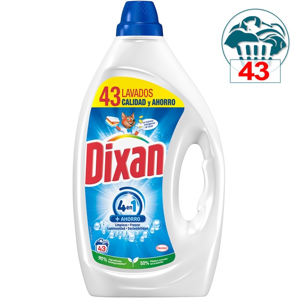 detergente líquido Total 4+1 botella 43 dosis