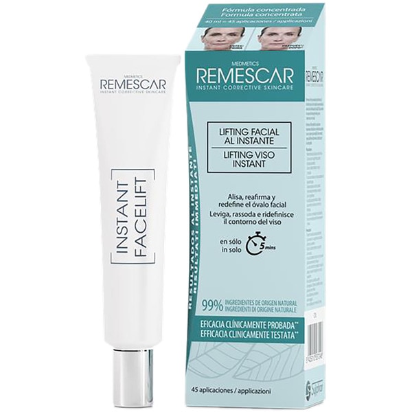instant facial lifting tube 40 ml smooths, firms and redefines facial contour