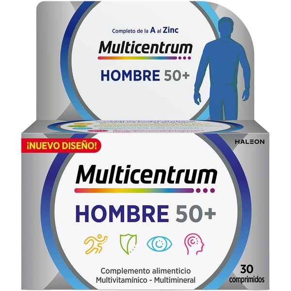 Ausgeglichenes Multivitaminprodukt für den Mann 50+ Box 30 Tabletten