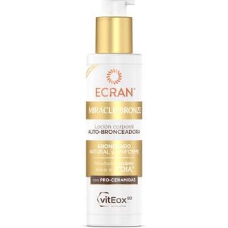 ECRAN Miracle Bronze body self-tanning lotion with pro-ceramides doser 200 ml
