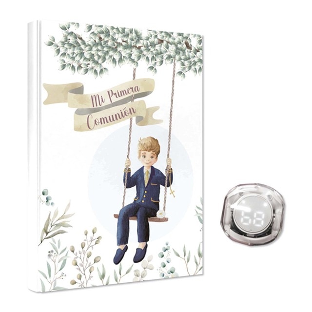Libro comunion niño columpio + auriculares Arguval.