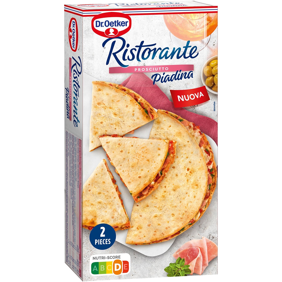 piadina prosciutto 2 unidades