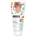 kid shampoo gel cleanses 3+ years and moisturises the skin and hair tube 200 ml with organic oat extract