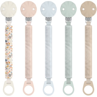 SUAVINEX Wonderland fabric dummy clip with clip 1 each different designs are supplied according to stock