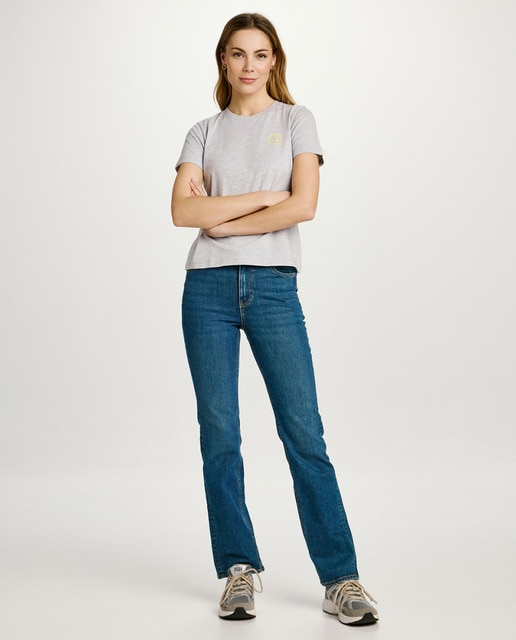 Jack & Jones - Vaquero de mujer corte recto slim.