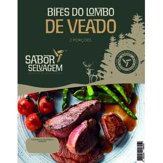 Sabor Selvagem Bifes do Lombo de Veado embalagem 200 g