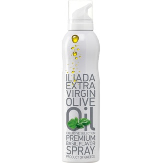 Iliada Azeite Virgem Extra com Manjericão Spray garrafa 200 ml