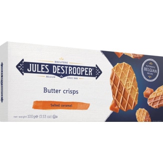 Jules Destroop Bolachas de Manteiga e Caramelo embalagem 100 g