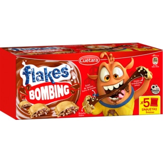 Cuétara Bolachas Flakes Boombing embalagem 175 g