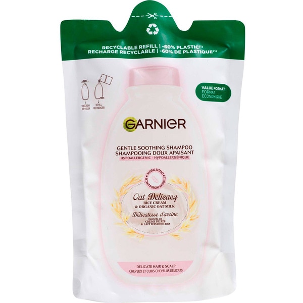 Champô Ultra Suave Delicadeza de Aveia Refill embalagem 250 ml