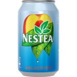 tea soft drink with peach tin 33 cl
