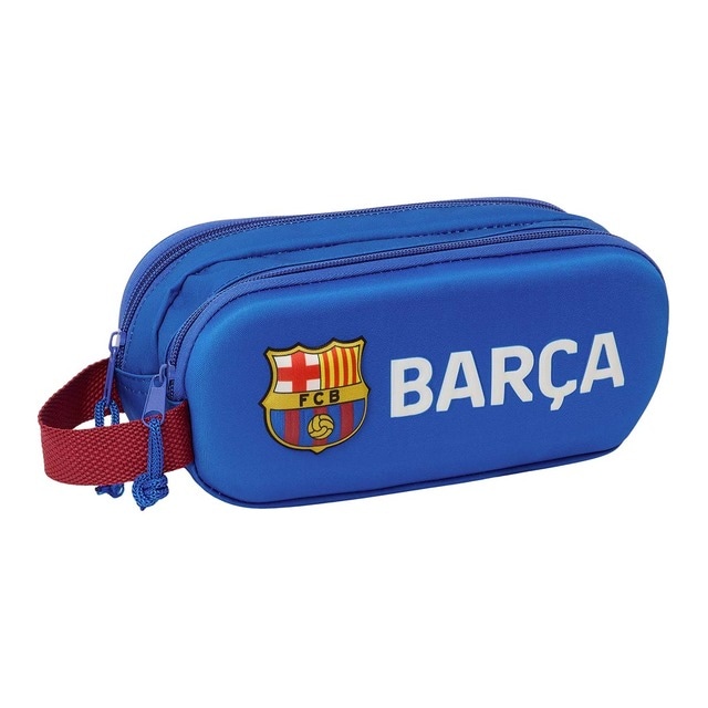 Portatodo doble 3D F.C. Barcelona azul marino.