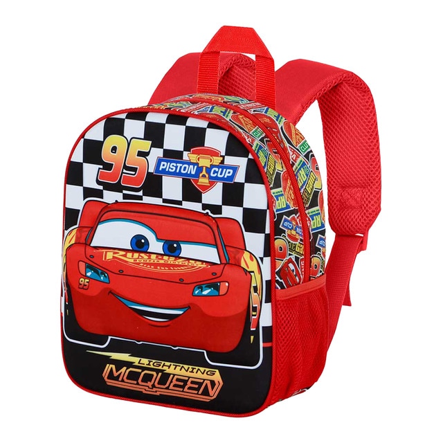 Mochila 3D elite Cars 3 racer Disney Karactermania rojo.