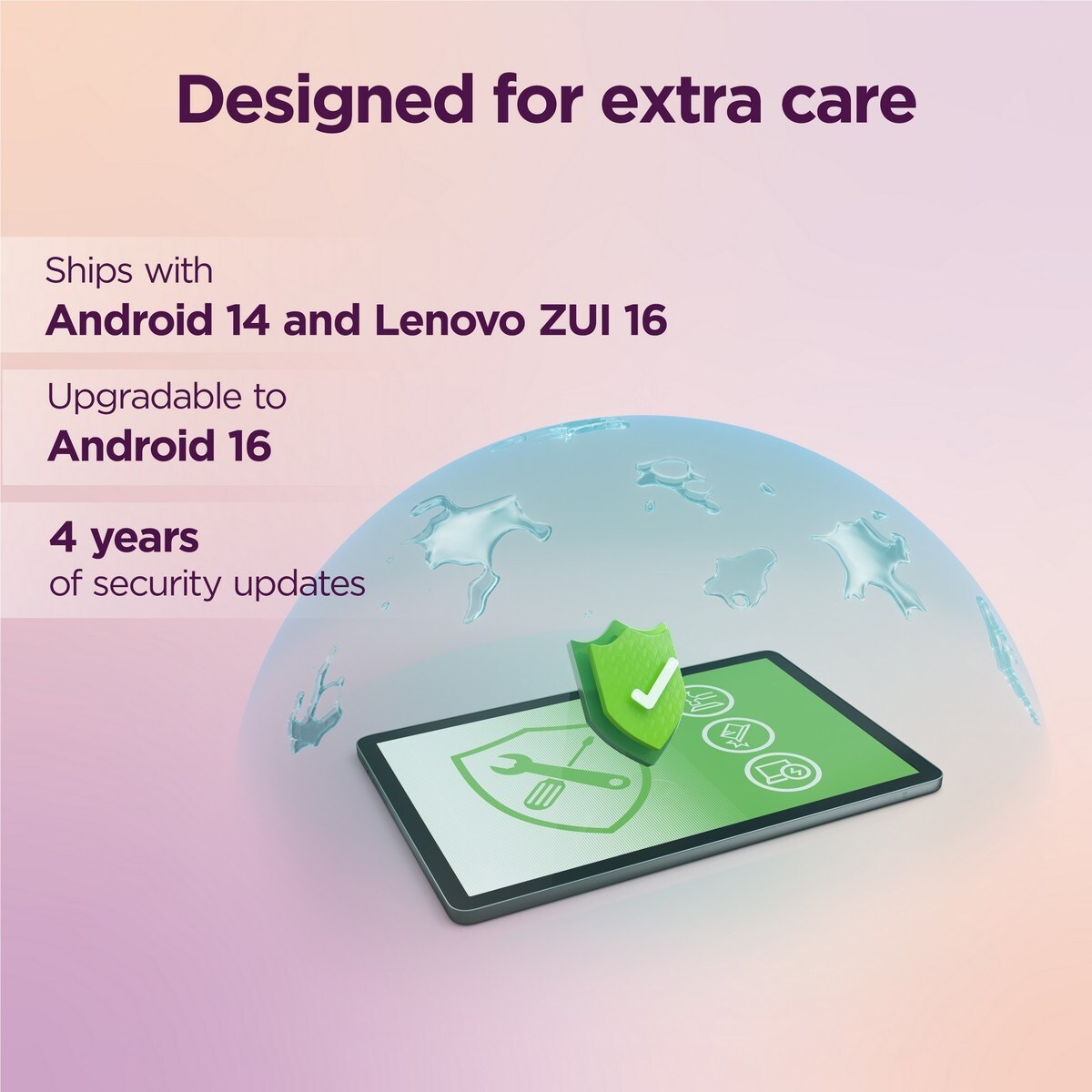 Tablet Lenovo Tab TB311FU 10.1" RAM 4 GB, 64GB, WiFi + 4G + Clear Case 10