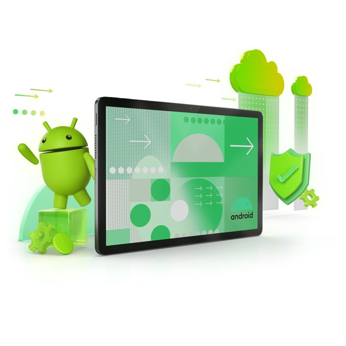 Tablet Lenovo Tab TB311FU 10.1" RAM 4 GB, 64GB, WiFi + 4G + Clear Case 18