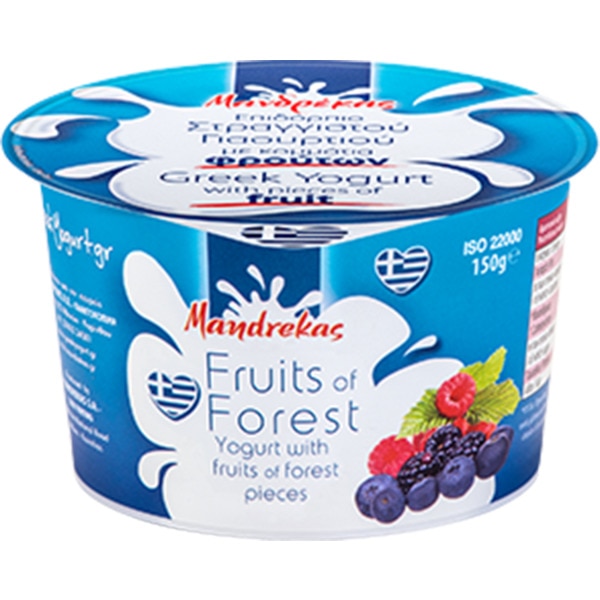 Iogurte Grego Frutos dos Bosques 2% embalagem 150 g