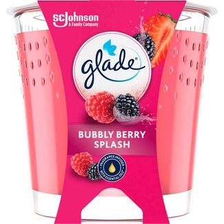 Glade Ambientador Vela Berry Splash embalagem 112 g