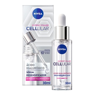 Nivea Sérum Anti Rugas Booster Ácido Hialurónico Cellular Expert Filler embalagem 30 ml