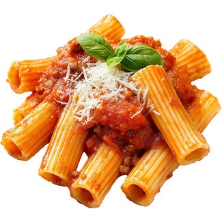 DE NUESTRA COCINA rigatoni bolognese