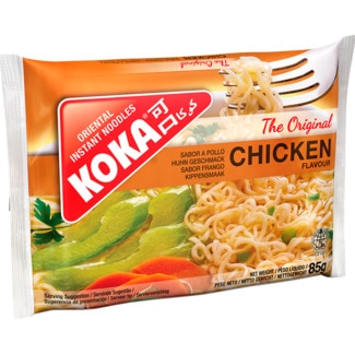 Koka Massa Instantânea com Galinha embalagem 85 g