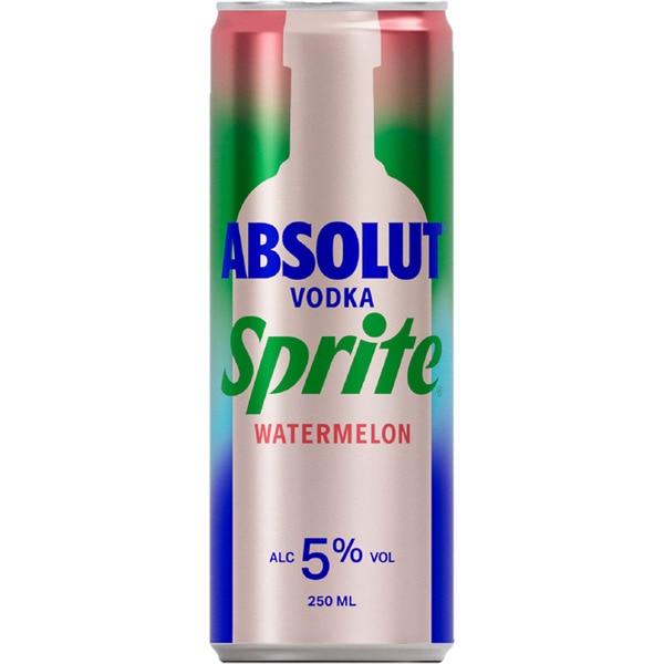 vodka con sprite watermelon lata 25 cl