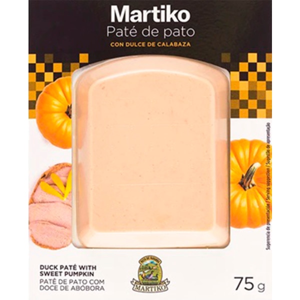 Paté de Pato Superior com Doce de Abóbora embalagem 75 g