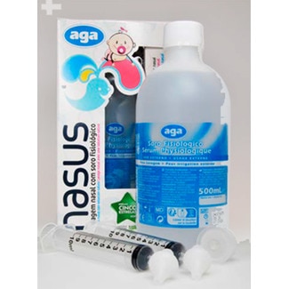 Kit Lavagem Nasal com Soro embalagem 500 ml