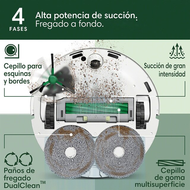 Thumbnail 2 de iRobot Roomba® Plus 405 Combo Aspirador y Friegasuelos 🧹