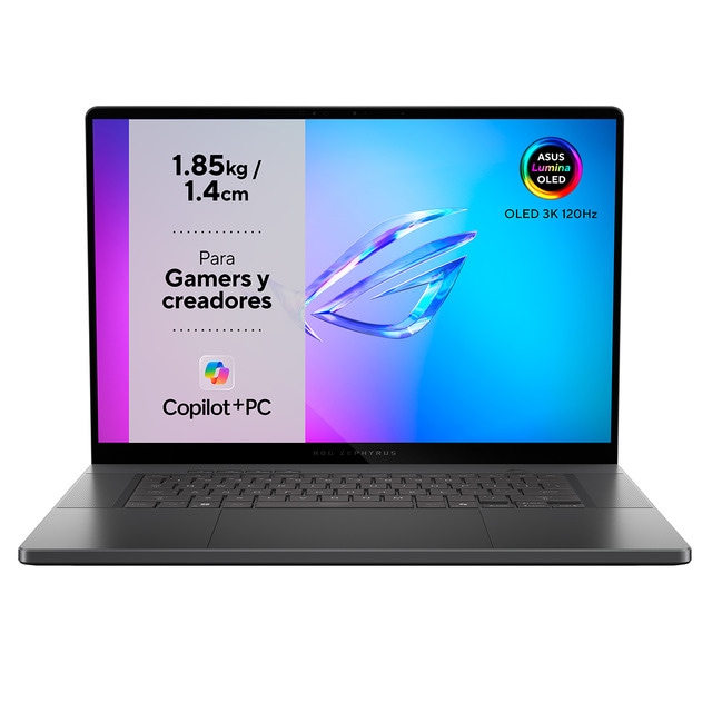 Portatil Gaming ASUS ROG Zephyrus G14 OLED GA403WW-QS076, Ryzen AI 9 HX 370, 32GB, 1TB SSD, Nvidia GeForce RTX 5080 16GB, 14