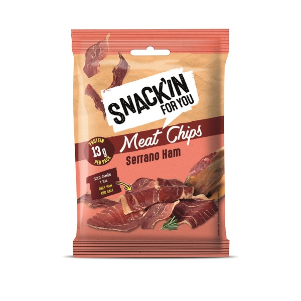 Snack' in Chips knuspriger Serrano-Schinken Behälter 20 g
