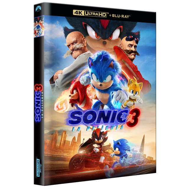 Sonic 3: la película (4K Ultra HD + Blu-Ray).