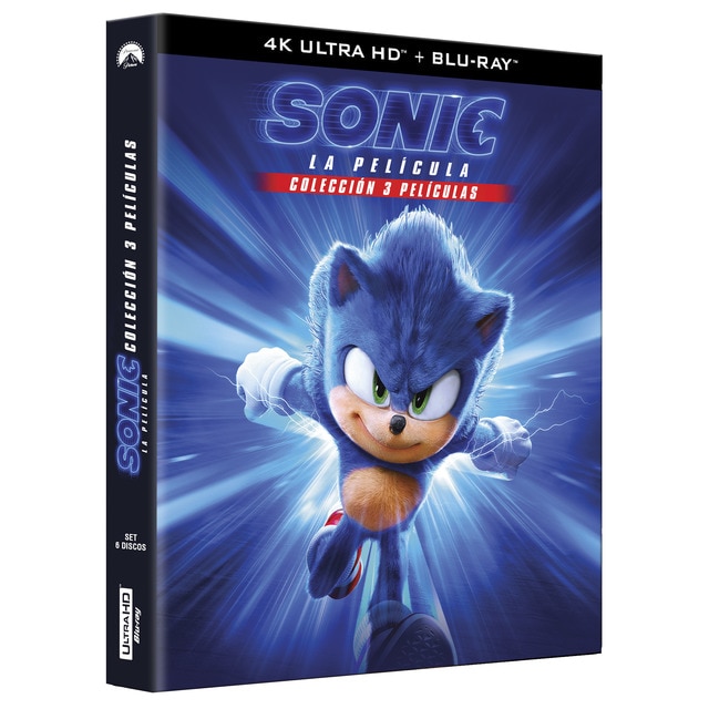 Sonic: Colección 3 películas (4K Ultra HD + Blu-Ray).