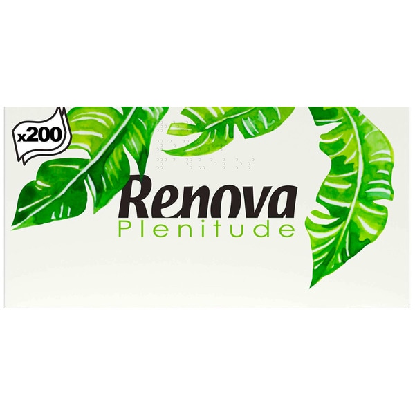 Lenços Faciais Plenitude embalagem 200 unidades