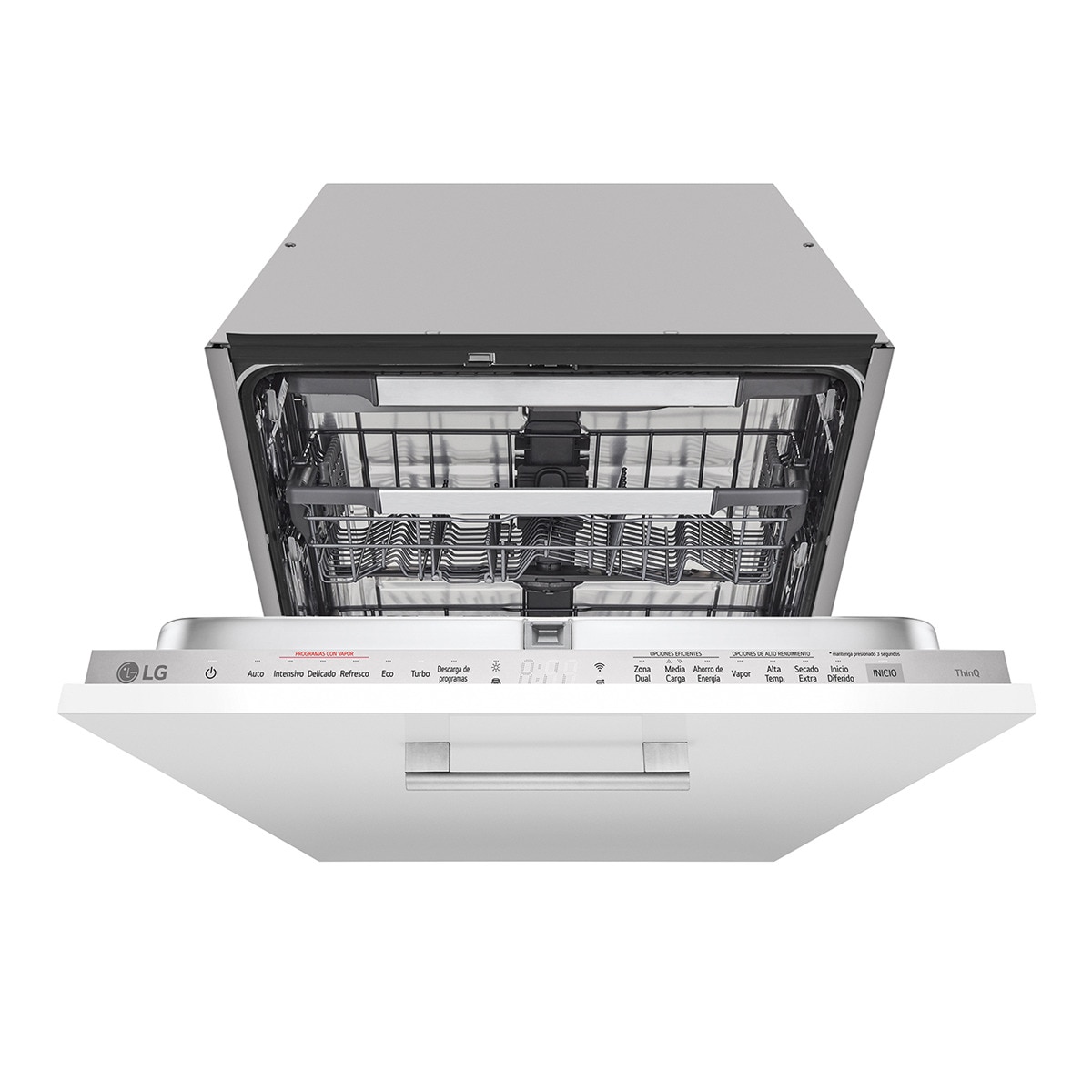 LG – Lavavajillas integrable LG 14 servicios, Bandeja para cubiertos – DB597TXS.