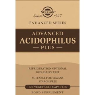 Solgar Acidophil Plus Advanced embalagem 120