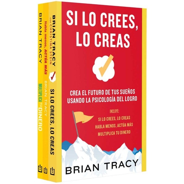 "Pack Brian Tracy (Contiene: Si lo crees lo creas | Habla menos, actúa más | Multiplica tu dinero)"