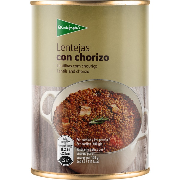 Linsen mit Chorizo Dose 400 g