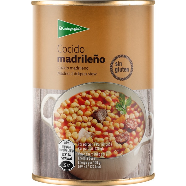 cocido madrileño sin gluten lata 425 g