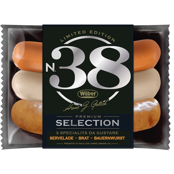 N38 Würstchensortiment Premium Selection 3 Stück Paket 240 g