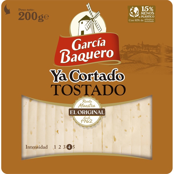 queso tostado ya cortado cuña 200 g