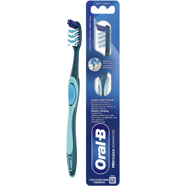 cepillo dental Pro-Clean Advanced medio blister 1 unidad