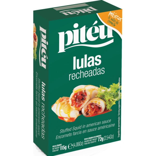 Lulas recheadas lata 115 g