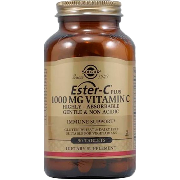 Ester C Plus 1000 mg Vitamina C embalagem 90 comprimidos