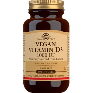 Solgar Vitamina D3 1000mg embalagem 60
